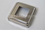 Низ стойки 40х40 мм (наруж. 86х86 мм) фигурный, AISI 304, арт. 05-21